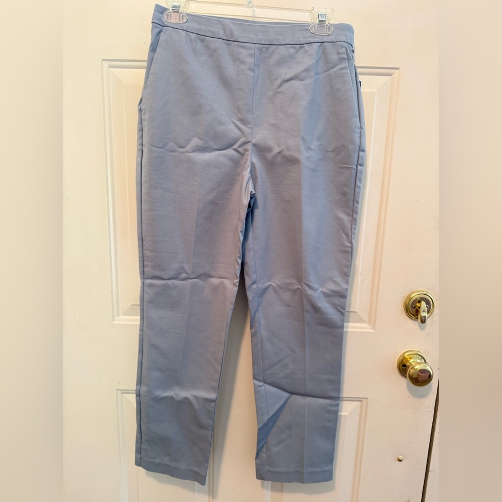 nwt Jones New York Slim Ankle Pants Women’s Cropped Capri Blue Size 6